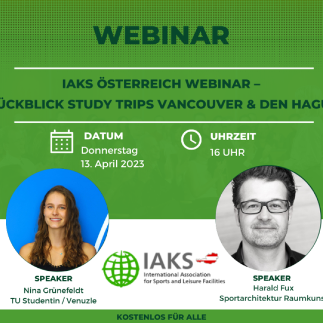 IAKS Österreich Webinar - Rückblick Study Trips Vancouver & Den Hague